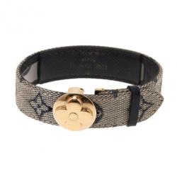 Pre Owned Louis Vuitton Mini Monogram Wish Bracelet M