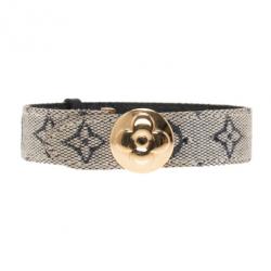 Pre Owned Louis Vuitton Mini Monogram Wish Bracelet M