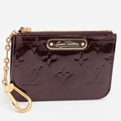 Louis Vuitton Amarante Monogram Vernis Key Pouch