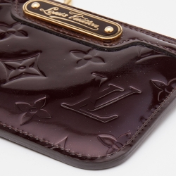 Louis Vuitton Amarante Monogram Vernis Key Pouch