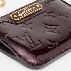 Louis Vuitton Amarante Monogram Vernis Key Pouch