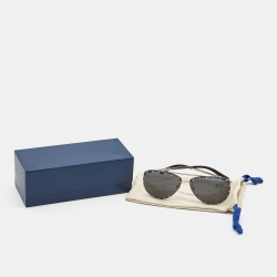 Pre Owned Louis Vuitton Black/Silver The Party Aviator Sunglasses