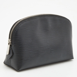 Pre Owned Louis Vuitton Black Epi Leather Cosmetic Pouch 