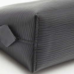 Pre Owned Louis Vuitton Black Epi Leather Cosmetic Pouch 