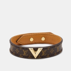 LOUIS VUITTON Essential V Bracelet Monogram