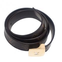 مملوكة مسبقًا Louis Vuitton Monogram Canvas LV Cut Belt 95 CM