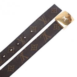 مملوكة مسبقًا Louis Vuitton Monogram Canvas LV Cut Belt 95 CM