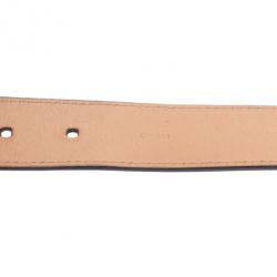 Pre Owned حزام لوي فيتون جلد بنقس مونوجرام أمارانتي ٩٠ CM