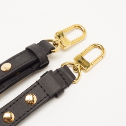 Pre Owned Louis Vuitton Black Leather Adjustable Shoulder Bag Strap