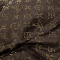 مملوكة مسبقًا Louis Vuitton Brown and Gold Monogram Shine Shawl