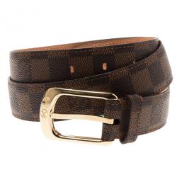 Pre Owned حزام لوي فيتون داميير إيبين إيليبس 85 سم