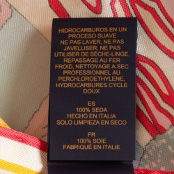 مملوكة مسبقًا Louis Vuitton Multicolor LV Secret Garden Print Silk Square Scarf