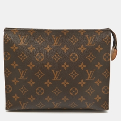 Pre Owned Louis Vuitton Monogram Canvas Toiletry Pouch 26