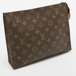 Pre Owned Louis Vuitton Monogram Canvas Toiletry Pouch 26