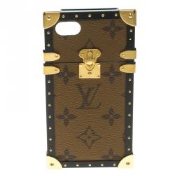 Pre Owned Louis Vuitton Monogram Reverse Canvas Eye Trunk iPhone 7 Case