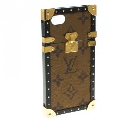 Pre Owned Louis Vuitton Monogram Reverse Canvas Eye Trunk iPhone 7 Case