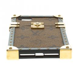 Pre Owned Louis Vuitton Monogram Reverse Canvas Eye Trunk iPhone 7 Case