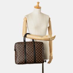 Louis Vuitton Damier Ebene Porte Documents Voyage PM