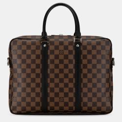 Louis Vuitton Damier Ebene Porte Documents Voyage PM