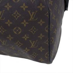 Pre Owned Louis Vuitton Monogram Canvas Waterproof Keepall 55