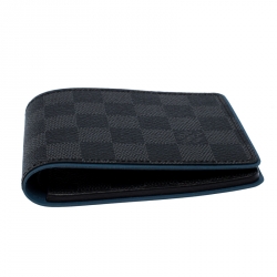 Pre Owned Louis Vuitton Damier Graphite Canvas Multiple Wallet 