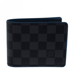 Multiple Wallet Damier Graphite Canvas - Personalisation