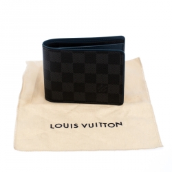 Pre Owned Louis Vuitton Damier Graphite Canvas Multiple Wallet 