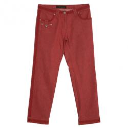 Pre Owned Louis Vuitton Red Pants S