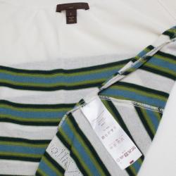 Louis Vuitton Striped Boat Neck Sweater L
