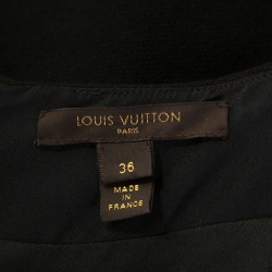 Louis Vuitton Black Wool Long Sleeve Top S