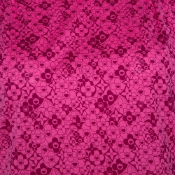 Louis Vuitton Pink Cosmic Blossom Print Cotton Tie Detail Top L