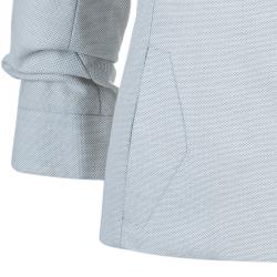 Pre Owned Louis Vuitton Off-White Mid Length Coat M