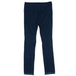 Pre Owned بنطلون لوي فيتون دنيم أزرق مونوجرامي S