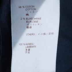 Pre Owned بنطلون لوي فيتون دنيم أزرق مونوجرامي S