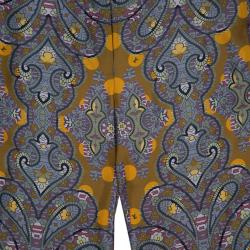 مملوكة مسبقًا Louis Vuitton Printed Silk Wide Pants S