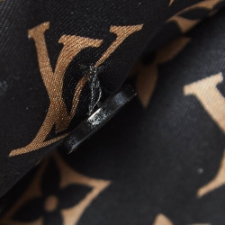 Pre Owned Louis Vuitton Black Monogram Silk Shorts S