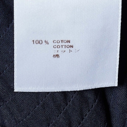 Pre Owned Louis Vuitton Navy Blue Cotton Embroidered Tunic M