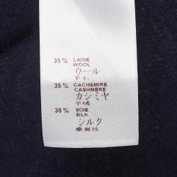 Louis Vuitton Navy Knit Buttoned Cardigan L