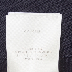 Pre Owned Louis Vuitton Blue Wool Cargo Pants M