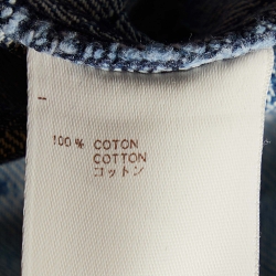 Louis Vuitton Blue Monogram Denim Mini Skirt M