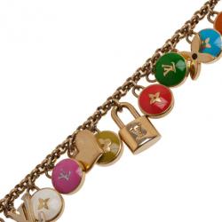 Louis Vuitton Logo Charm Pastilles Gold and Pastels – Mightychic