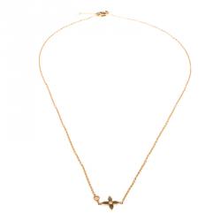 Louis Vuitton Idylle Blossom Diamond 18k Rose Gold Chain Necklace