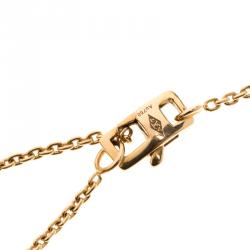 Louis Vuitton Idylle Blossom Diamond 18k Rose Gold Chain Necklace
