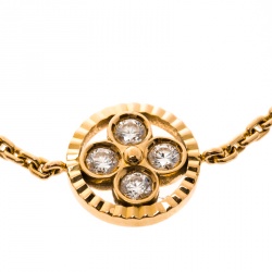 Louis Vuitton Blossom BB Diamond 18k Yellow Gold Bracelet