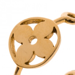 Louis Vuitton Monogram Idylle Blossom 18k Yellow Gold Stack Ring Set Size 51