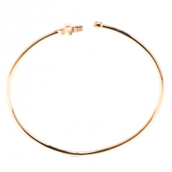 Louis Vuitton Idylle Blossom Diamond 18k Rose Gold Twist Bracelet 16cm
