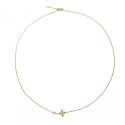 Louis Vuitton Monogram Idylle Pendant Necklace 18K Yellow Gold and Diamond