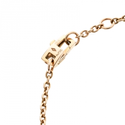 Louis Vuitton Color Blossom Sun Mother Of Pearl 18k Rose Gold Charm Bracelet