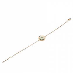 Louis Vuitton Color Blossom Sun Mother Of Pearl 18k Rose Gold Charm Bracelet