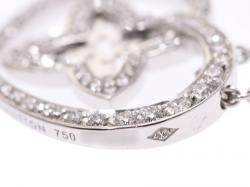 Louis Vuitton Coeur Diamond & 18K White Gold Chain Necklace